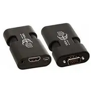 Adapter Av Premiumcord Hdmi - D-Sub Vga  Jack 3.5Mm Black Khcon-23 8592220013370