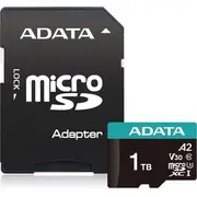 Adata Micro Sd Premierpro 1Tb Uhs1 U3 V30 100/85 Mb/S  adapter Ausdx1Tui3V30Sa2-Ra1 4711085945273