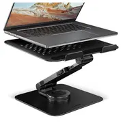 Axagon  Stnd-Lrb stand with 360 rotation for laptops and tablets Adjustable Height, Angle 10-17.3 Maximum weight Capacity 5 kg Black 8595247909206