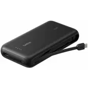 Belkin Powerbank 20 000 mAh do Nintendo  2, 30W, wbudowany kabel Usb-C, Black Ena013Hqbk 745883925407