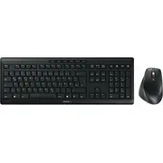 Cherry Stream Desktop Comport Black - Ergonomic keyboard and mouse combo, Usb dongle, Usb-A, Aes-128, 4,000 dpi, Sx scissor mechanism  Jd-8550De-2 4025112103599
