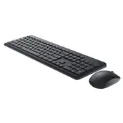 Dell  Keyboard and Mouse Km3322W Set Wireless Batteries included connection Ukrainian Black 580-Akgk 5397184621110