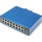 Digitus Gigabit Ethernet Netzwerk  16-Port Industrial Unmanaged Dn-651129 4016032478089