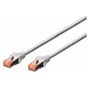 Digitus Patchcord Cat 6 S/Ftp, 10M, szary 5 sztuk Dk-1644-100-5  4016032441496