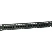 Equip Patchpanel 24X Rj45 Cat5E 19 Utp 1He Black  235325 4015867206935