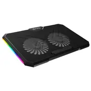 Fury  Cooler Cooling Pad Gunbai G3 Fans, Rgb Led Light, 2 Usb, 14.1-17.3 Nfc-2375 5901969449938