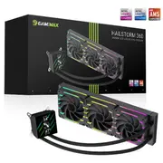 Gamemax  Cpu Liquid Cooler Hailstorm 360 Lcd Bk Black 6931858754576