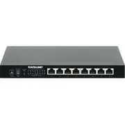 Intellinet 8-Port 2,5G Ethernet Poe  8X 10/100/1000/2500 Mbit/S Pse Ports 100W Poe-Leistungsbudget optionale Wandmontage 561938 0766623561938