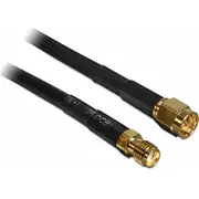 Kabel Delock Antenowy F 5M Black 88444  4043619884445