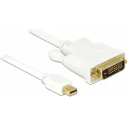 Kabel Delock Displayport Mini - Dvi-D 2M biały 82918  4043619829187