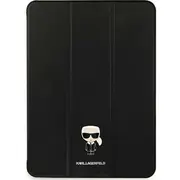 Karl Lagerfeld Klfc12Okmk iPad 12.9 Pro 2021 Book Cover Black/Black Saffiano Iconic  3666339030384