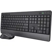 Trust Trezo keyboard Mouse included Universal Rf Wireless Qwerty Us English Black  24529 8713439245295