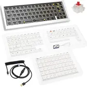 Klawiatura Ducky Outlaw 65 Gaming-Keyboard, Barebone - Silver Iso  Pkou2367Ist-Iso02 4711394391600