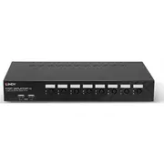Kvm  8Xdisplayport/Audio/Usb Lindy Black 39540 4002888395403