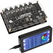 Lamptron Sterownik wentylatorów Pwm i Argb z wyświetlaczem Lamp-Rf625B  6900628401958