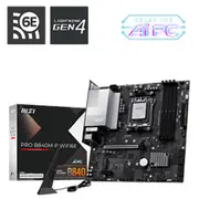 Msi Pro B840M-P Wifi6E  Processor family Amd socket Am5 Ddr5 Supported hard disk drive interfaces Sata, M.2 Number of Sata connectors 4 Refurbished Without Original Packaging And Accessories, Backpanel Included 4711377361804 Kbmsiaa8B840U02