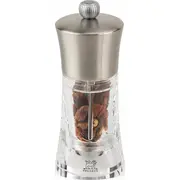 Młynek do przypraw Peugeot Ouessant Chili mill stl. steel/transparent 14Cm  42669C14 4006950029050