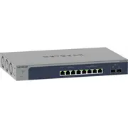 Netgear Ms510Txup 8X Rj-45, 2X Sfp, 295W Poe Desktop Gigabit Smart  Ms510Txup-100Eus 0606449152395