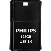 Pendrive Philips Usb 3.0 128Gb Pico Edition Midnight Black  Fm12Fd90B/00 8719274665663
