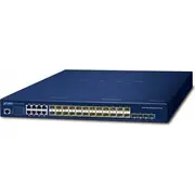 Planet Layer 3 16-Port 100/1000X Sfp Zarządzany L3 10G Ethernet 100/1000/10000 1U Blue  Sgs-6310-16S8C4Xr 4711605286671