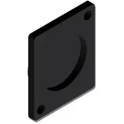 Procab Vcd10-P Blind plate - D-Size 100 pieces  5414795009059