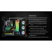 Raijintek Antila Pure R100B zbiornik wyrównawczy 172,5Mm Argb - Black  0R40B00220 4715109923476