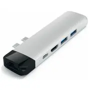Satechi Pro Hub Usb-C St-Tcphes  Aluminum Type-C Adapter With Ethernet 0879961007324