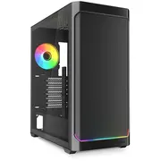Sharkoon Gehäuse Ak4W Rgb  Atx 1Xglas schwa 4044951041664