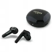 Słuchawki Guess Tws Flat Classic Logo Electroplated Black  3666339435219