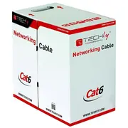Techly Kabel Skrętka Kat 6 Utp Drut 305M Box Szara 100 Miedzi 305540  8057685305540