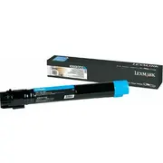 Lexmark Toner cyan X95X ca. 22.000S.  X950X2Cg 0734646227735