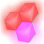 Trust Panele dodatkowe Gxt903 Vybz Led Hexagon 3 sztuki  25422 8713439254228