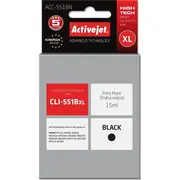 Tusz Activejet tusz Acc-551Bn / Cli-551Bk Black  Acc551Bn 5901443017615