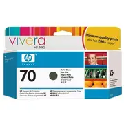 Hp 70 original Ink cartridge C9448A matte black standard capacity 130Ml 1-Pack with Vivera  0882780528659