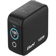 charger Verbatim Mini Gan 100W 2Xusb-C Pd/1X Usb-A Qc adapter Ue/Uk/Usa Black 30239  023942302391