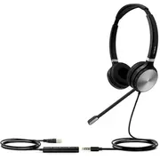 Yealink Uh34 Se Stereo/Dual Uc Usb-A Zestaw słuchawkowy Przewodowa Opaska na głowę Połączenia/Muzyka Usb Typu-A Black  1308034 6938818308046