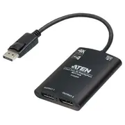 Adapter Av Aten Displayport - Black Vs92Dp  4710469340475
