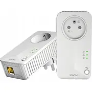 Adapter powerline Strong Powerl600Duofr Karta sieciowa do Powerline 600 Mbit/S Przewodowa sieć Lan White 2 szt.  9120072375200