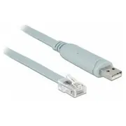 Adapter Usb Delock 63911 Usb-A - Rs-232 Gray  4043619639113