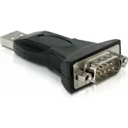 Adapter Usb Delock Usb-A - Rs-232 Black  61460 4043619614608