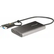 Startech Usb-C to Dual-Hdmi Adapter, or A 2X Hdmi, 4K 60Hz, 100W Pd Pass-Through, 1Ft 30Cm  109B-Usbc-Hdmi 065030894579