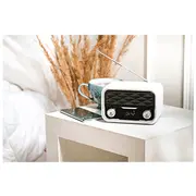 Adler  Bluetooth Radio Ad 1185 Aux in White 5902934839181