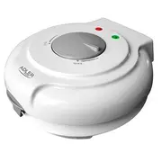 Adler  Waffle maker Ad 3038 1500 W Number of pastry 1 Ice Cone White 5902934830256