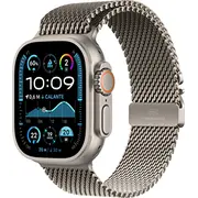 Apple Watch Ultra 2 Gps  Cellular 49Mm Natural Titanium Case Milanese Loop S Gray Mx4M3Fd/A 0195949582813 Q502-08W