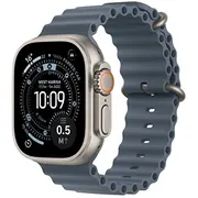 Apple Watch Ultra 3 Gps  Cellular 49Mm Titanium / Ocean Band Blue Mewh4Et/A 195950608762