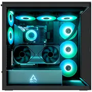 Arctic Xtender Vg Mirror Black E-Atx Gaming Case with Side Window  Acpcc00019A 4895265000584