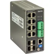 Barox Ry-804Gbtme łącza sieciowe Zarządzany L2/L3 Gigabit Ethernet 10/100/1000 Black  5704174466116