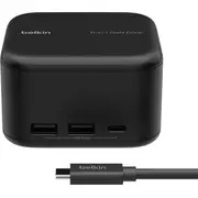 Belkin Connect Usb-C 6-In-1 Core Gan Docking Station  Inc018Vfbk 745883866335