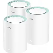 Cudy M1300 3-Pack mesh wi-fi system Dual-Band 2.4 Ghz / 5 Wi-Fi 802.11Ac White 1 Internal  M13003-Pack 6971690792817