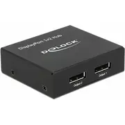 Delock Splitter 1X Displayport - 2X 87691  4043619876914